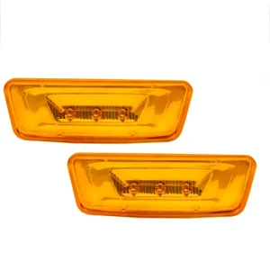 New KENWORTH T680 Turn Signal Set Replacement 2 Units Yellow Housing Model LV 6856 Y 6 Month Warranty
