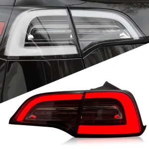New LED Driving Lights Brake Turn Signals Tail Light Assembly for Tesla Model 3/Y Condition Venom Style