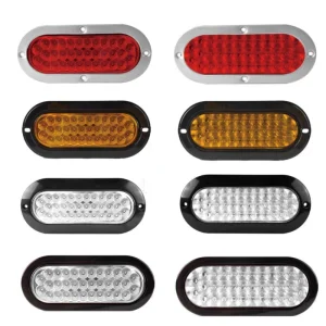 New LED Truck Tail Light Side Brake Reverse Running Lamp 12-24V Universal Fitment for Trailer Offroad Vehicles