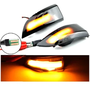 New LED Turn Signal Side Mirror Indicator Lights 12V for Renault Koleos & Megane III Car Accessories
