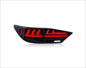New Lexus ES Tail Light Assembly 12V LED Racing Scan Modification Clear Lens Flowing Turn Signal Waterproof Plug Play