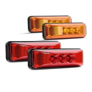 New Model 12V 24V Car LED Side Marker Light Truck Warning Lamp 3 Beads SMD Automotive Bus Trailer Brake Backup Bulbs