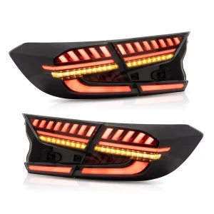 New Modified 12V 60W 6000K 5000 Lumens LED Tail Light Assembly with Turn Brake for 10th Gen Accord 1 Year Warranty