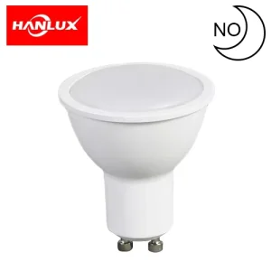 New Plastic Indoor LED Lamp 220-240V White 5W 120° LED GU10 MR16 Bulb with Light Sensor for Downlight Spotlight Lighting