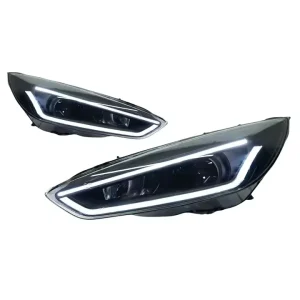 New Plug and Play 12V LED Headlights for Ford Focus MK3 with Sequential Turn Signal and DRL