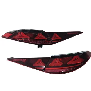 New Red Car Lights Mercedes Benz S 223 class LED Tail Lamp Rear Trunk Stop Brake Dynamic Signal Animation 3000K 36W