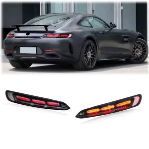 New Red LED Tail Lights for Mercedes Benz AMG GT C190 Upgrade Turn Signal Brake Reverse Lights Plug+Play