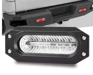High Brighter Red Strobe White 60W Rear Car Led License Plate Light Brake Parking Stop Light Trailer Light