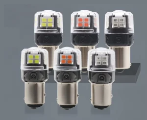 New SEKO 1156 Led Turn Signal Light Bulbs Ba15s P21W 2835 SMD Amber White Red Reversing DRL 20PCS 9 24V Car Accessories