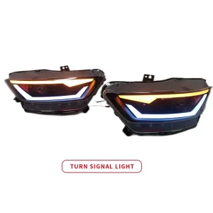 New Style Modified Head Light Headlight DRL LED Lamp Indicator Auto Parts for Ford Mustang