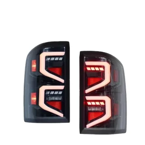 New Style Taillights With Sequential Turn Signal Tail Light for GMC Sierra 1500 Rear Lights