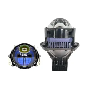 New Super Bright 75W 12V 6000K Aluminum Alloy LED Headlights 3 Inch Round Double Laser Lens High Beam Low Beam Car Lighting