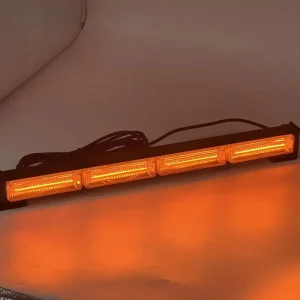 New Super Bright Warning Strobe LED Light Bar Surface Mounting Emergency COB Flashing Light 12V ABS+Lens