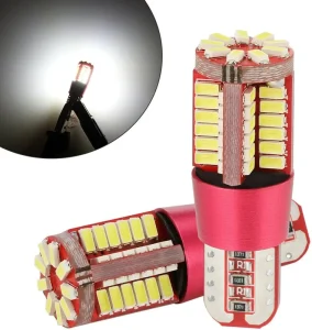 New T10 3014 SMD Canbus LED Bulb 6000K Xenon White W5W 194 168 Interior License Plate Light Plug and Play 12V