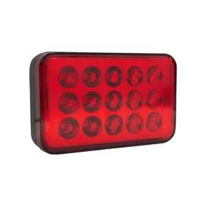 New Universal Car Brake Light LED Rectangular 12V DC ABS Material Retrofit Upgrade