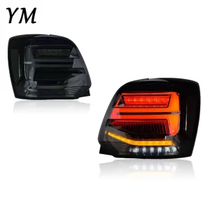 New VW Polo Car Rear Taillights Assembly LED Lights with Sequential Turn Signal Auto Accessories