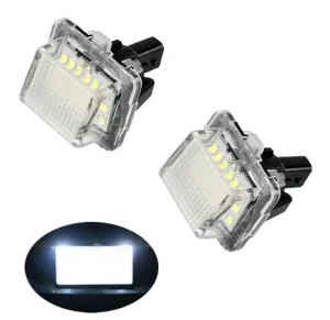 New for Mercedes Benz W204 C204 S204 LED License Plate Light Error-Free White Light Accessories for Cars W212 Included