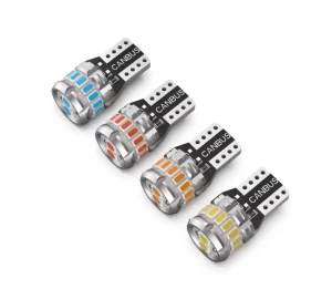 Non-Polarity T10 LED Light Bulb Canbus for Car Tail Light Reverse Light 3014 18SMD White Red Yellow Blue 10-18V