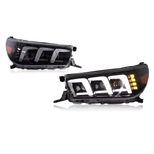 OE 811500K730 811100K730 for Toyota Hilux Revo LED Headlights Plug and Play Hilux Revo Kit