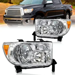 OE Fit Front Headlight Assembly for Toyota Tundra Auto Parts Factory Supply