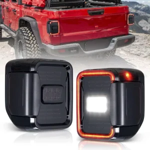 OE Model LED Taillight for Jeep Wrangler JL Gladiator JT DRL Tail Light Rear Reverse Stop Brake Lights