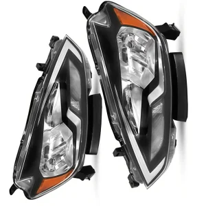 OEM 260103YU0A RH & 260603YU0A LH Headlight Assembly Set for US Spec Nissan Sentra B17Z Complete Pair Headlamp Kit