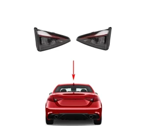 OEM 50566418 50566420 12V 55W Smoke Tinted Lens for Alfa Romeo Giulia Black GTA Inner Tail Lights