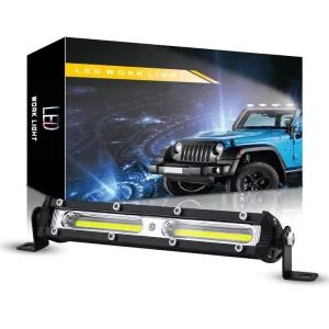 OEM 6 Inch 18W COB LED Light Bar CE Certified 12V 24V Ultra Thin Single Row Off Road SUV Auto Exterior Lighting