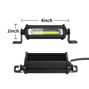 OEM 9-32V LED Work Light Bar 6500K COB Spotlight for Cars & SUVs Exterior Auto Fog Lamp Strip Spot Exterior Auto Lighting