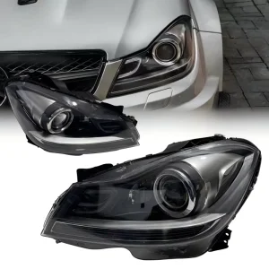 OEM A2048203539 A2048203639 Bi Xenon Headlights Assembly for Mercedes Benz C-Class W204