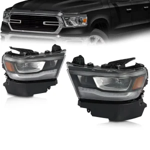 OEM Auto Parts Replacement Halogen LED DRL Headlights Headlamp for RAM 1500