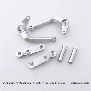 OEM CNC Milled Aluminum Automotive Lighting Bracket Sensor Mount Bracket Suspension Support Bracket Custom NEV Machined Parts