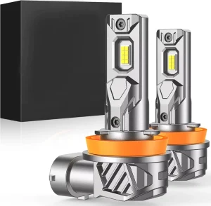 OEM Car LED Headlights H11 Light Bulbs 6500K Cool White H9 H8 H16 Driving Fog Lights Play N Plug Pack Of 2
