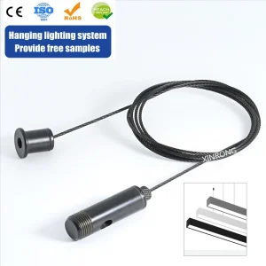 OEM Ceiling Suspension Set Steel Wire Cable Adjustable Lights Suspension Kit Cable Gripper Wire Suspension Kit
