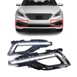 OEM 汽车配件发光二极管 DRL 日间行车灯雾灯带盖 现代索纳塔