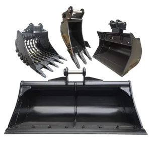 OEM Factory Customized Mud Bucket for Volvo Excavator Q355 NM400 Steel for Rock Digging Ditch and Mud Cleaning Projects