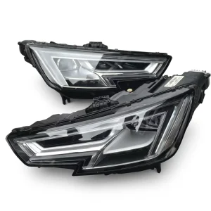 OEM LED Headlight Assembly 70W 6500 Lumens 6500K for Audi A4 S4 RS4 B9 12V Blue H4 Shape 8W0941033 8W0941034