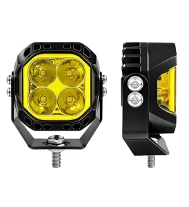 OEM LED Off Road Pod Light Baja Racing Style Amber Combo Beam for Jeep Truck UTV ATV