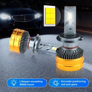OEM ODM Product 200W 10000Lm IP68 Energy-saving Bright Led Fog Lights Projector Led Auto Headlight