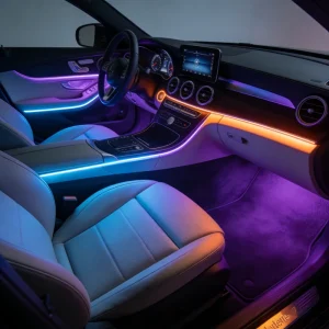 OEM ODM Symphony Ambient Light Kit Car Interior LED Strip Light for Car APP Remote Control Colorful RGB LED