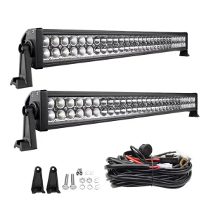 OEM Off Road LED Light Bar Double Row 6D for Car Truck Spot Flood Beam 6500K 9-36V 6063 Aviation Aluminum