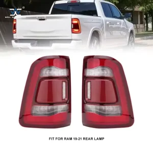 OEM Parts Left Right Clear LED Tail Light High Trim for Ram 1500 Rear Brake Taillamp 68262530AE Tail Light Lens