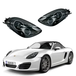 OEM Remanufactured Xenon Headlights for Porsche 981 Boxster Cayman Plug and Play Headlamp Assembly
