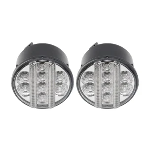 OEM Replacement Clear Lens CE E4 Certified Front LED Turn Signal Indicator Repeater Light for Jeep Wrangler JK