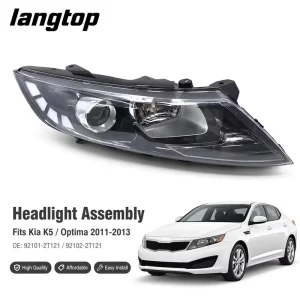OEM Replacement Headlight Assembly D1S Bulb OE 92101 2T121 92102 2T121 12V Halogen for Optima K5