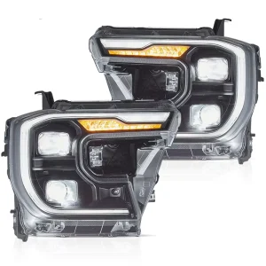 OEM Replacement LED Projector Headlights for Ford Ranger T9 With Sequential Turn Signal Pickup Accessories