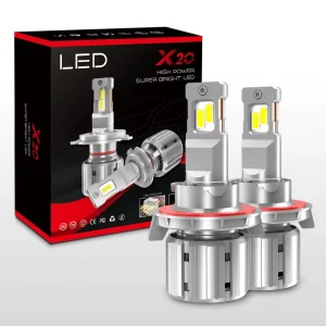OEM Service X20 H13 9008 LED Car Headlight Bulb H4 H13 9004 9005 9007 With 12V/24V 12000LM 65W Fan Headlights Bulb for Car