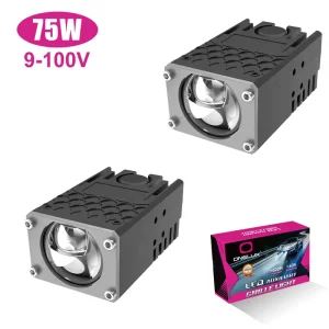 ONELUX Factory W1 75W Plus LED Headlight for Motorcycles Mini Driving Fog Lights for Car Auto Lighting Systems