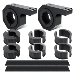 Off-Road ATV UTV Aluminum Alloy Front LED Light Bar Clamp Kit 1 1.25 1.5 2 Inch Adjustable Mounting Brackets