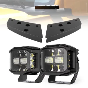 Off Road Bronco Accessories Truck Auxiliary Side Shooter Spot Light 4X4 LED Kit With Wire Harness for Ford Bronco